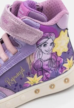 Geox Disney Princess Rapunzel- Sneakers Hoog - Lilac/Yellow -Geox a6b2b97328c64a35b9fee26714fbf3e1