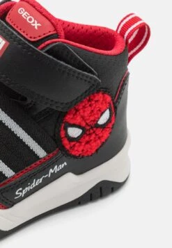 Geox Marvel Perth Boy - Sneakers Hoog - Black/Red -Geox a78538ee797040c9943572b89093241f