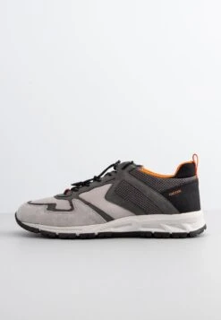 Geox U Delray A Wrinkl Syn - Sneakers Laag - Lt Grey/Grey
