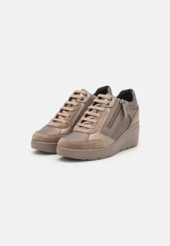 Geox Ilde - Sneakers Laag - Dark Taupe -Geox ae7b0576836c421abf69b0a524256cc9