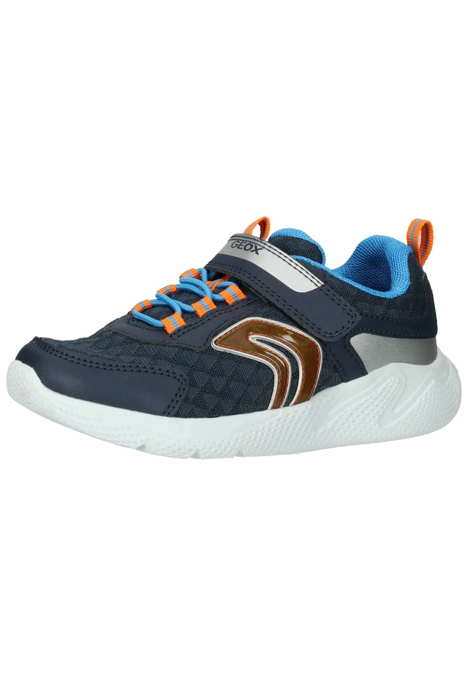 Geox Sneakers Laag - Navy Silver 2 Geox Sneakers Laag - Navy Silver - Image 2