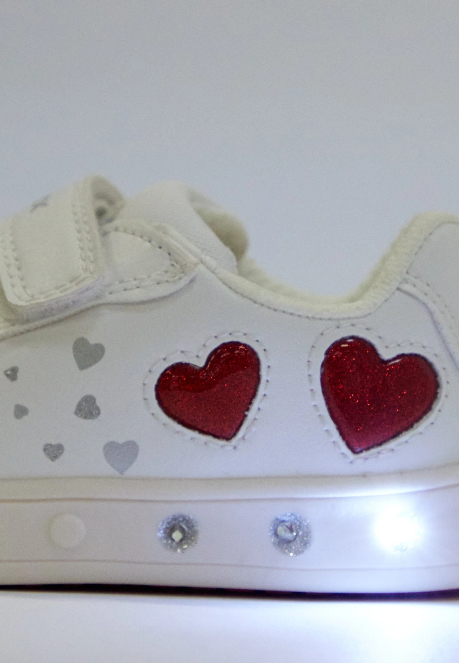 Geox J Skylin Lights - Sneakers Laag - White/Red 6 Geox J Skylin Lights - Sneakers Laag - White/Red - Image 6