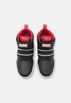 Geox Marvel Perth Boy - Sneakers Hoog - Black/Red -Geox b417006e2ea34d7caaee28f32b4e36b3