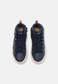 Geox Kalispera Girl - Sneakers Hoog - Navy/Dark Pink -Geox b79cd532775d4c08b48e6bde1ca4afc1
