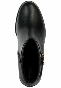 Geox Enkellaarsjes Met Hoge Hak - Schwarz -Geox b79fa9c70ca547dc94895acf75fe914d