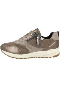 Geox D Airell A- Sneakers Laag - Dark Beige