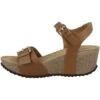 Geox D Diantha - Sandalen Met Sleehak - Camel