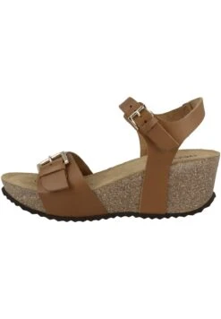 Geox D Diantha - Sandalen Met Sleehak - Camel