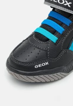Geox Inek Light Boy - Sneakers Hoog - Black/Light Blue -Geox baad623c6f74467ba29fb46adaced04a
