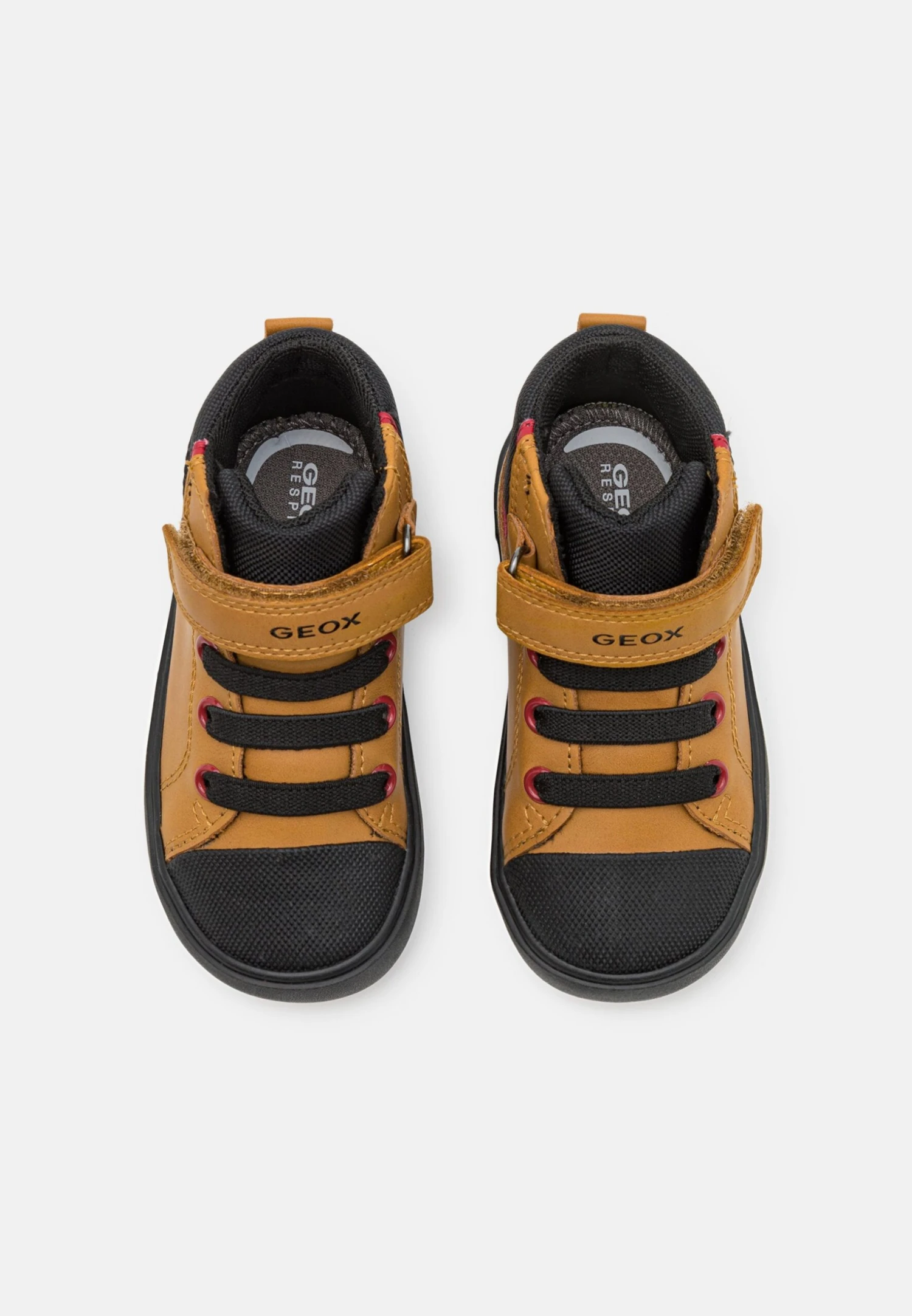 Geox Gisli Unisex - Sneakers Hoog - Dark Yellow/Black 4 Geox Gisli Unisex - Sneakers Hoog - Dark Yellow/Black - Image 4