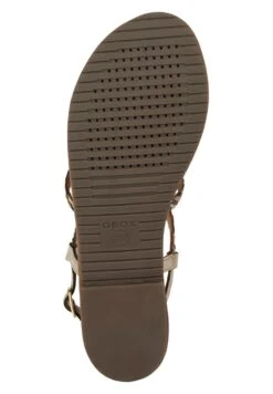 Geox D Sozy S - Teensandalen - Light Gold Black -Geox c16e4d8db7a34ca9bb34bb6218e193ef