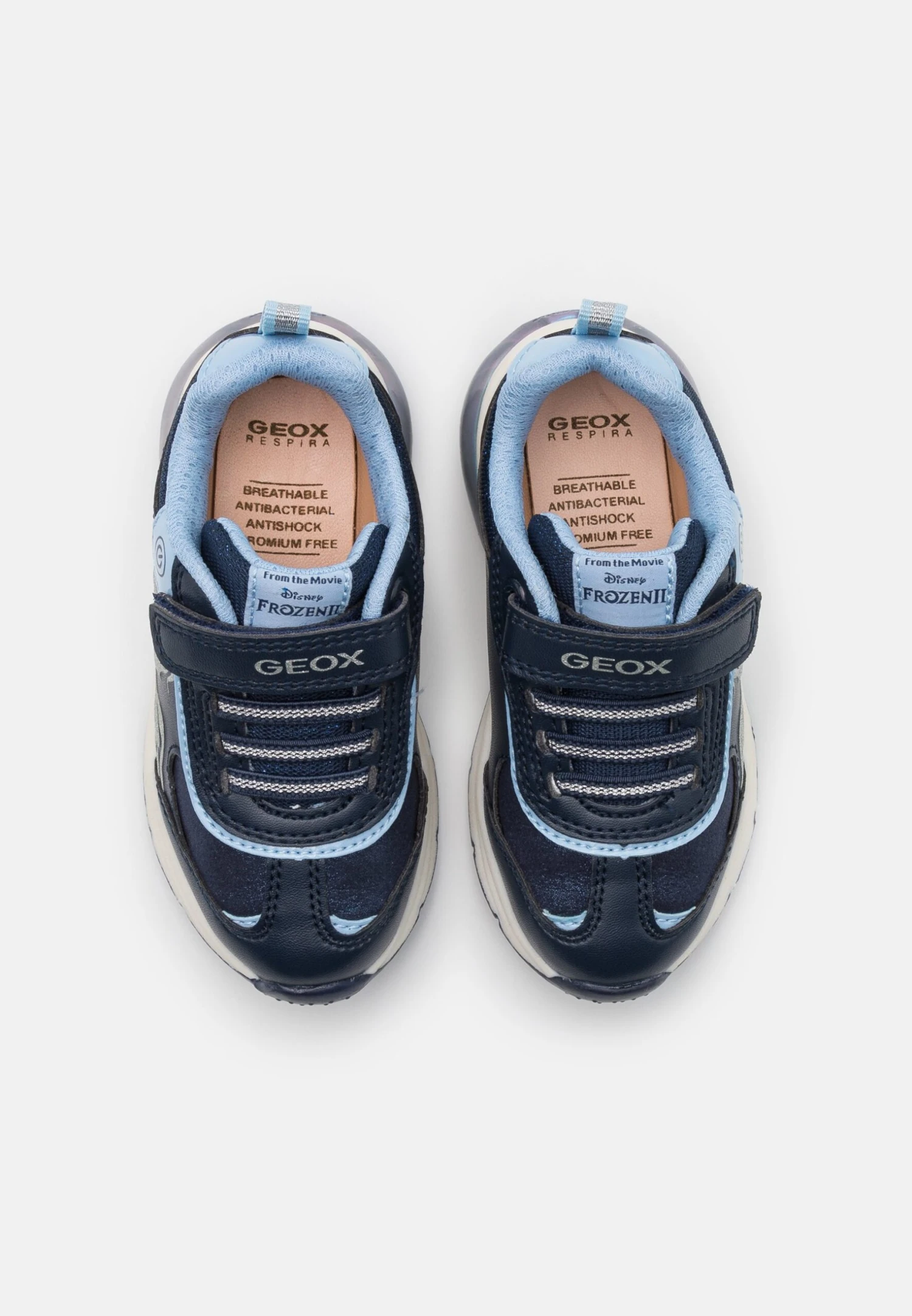 Geox Disney Frozen Elsa Spaceclub Girl- Sneakers Laag - Navy/Sky 4 Geox Disney Frozen Elsa Spaceclub Girl- Sneakers Laag - Navy/Sky - Image 4