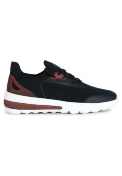 Geox U Spherica Actif - Sneakers Laag - Black/Red