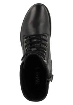 Geox Damen Schuhe - Veterboots - Black -Geox c9b1bd120a3045f58d321569df8cd708