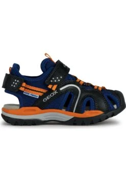 Geox Jr Borealis - Outdoorsandalen - Navy Orange
