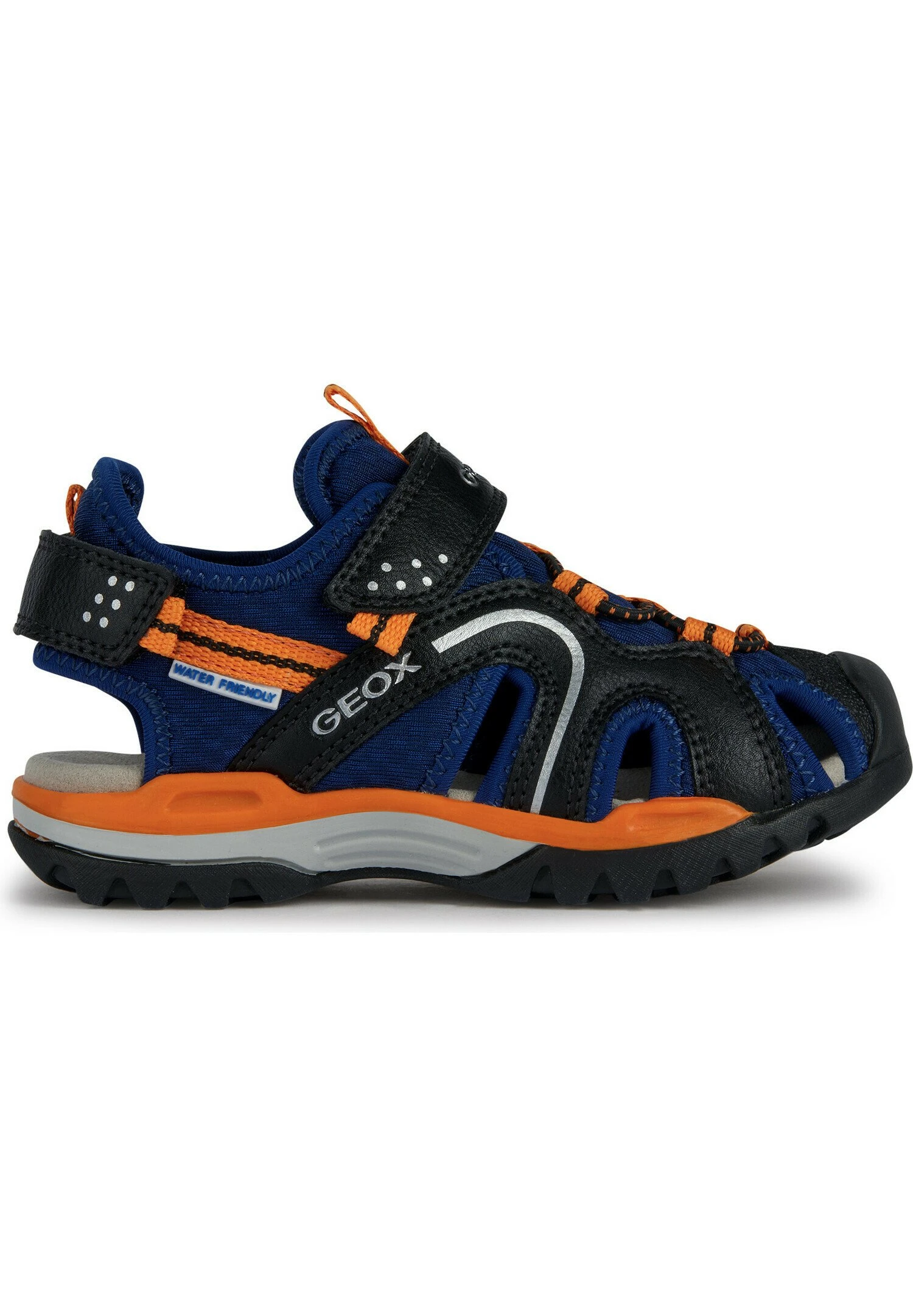 Geox Jr Borealis - Outdoorsandalen - Navy Orange 1 Geox Jr Borealis - Outdoorsandalen - Navy Orange