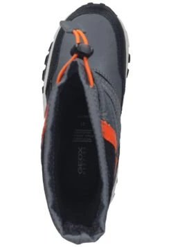 Geox Himalaya - Snowboots- Dk Grey/Orange -Geox cae568fb6f914da683440fbce58b9cdf