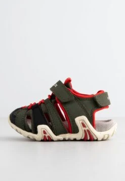 Geox Kraze - Sandalen - Dk Green Red
