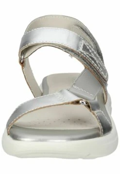 Geox Sandalen Met Sleehak - Lt Grey Silver C -Geox ce9a8ef541a94bd4b8c9934d88207058