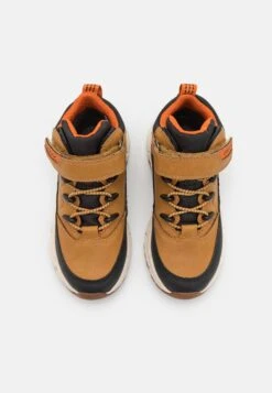 Geox Flexyper Plus Boy - Korte Laarzen - Dark Yellow/Black -Geox cf25ec867d4b42c6bb3800fa808958b4