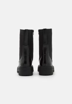 Geox Spherica - Enkellaarsjes Met Plateauzool - Black -Geox d16af511f26646aca104afbecd6c74a7