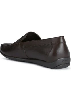 Geox U Ascanio ASmo Lea - Mocassins - Coffee -Geox d2025d0b36744275a0a9855c8b48b031