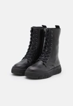 Geox Isotte - Plateaulaarzen - Black -Geox d3677b2858724879b9d17c0c86d84a66