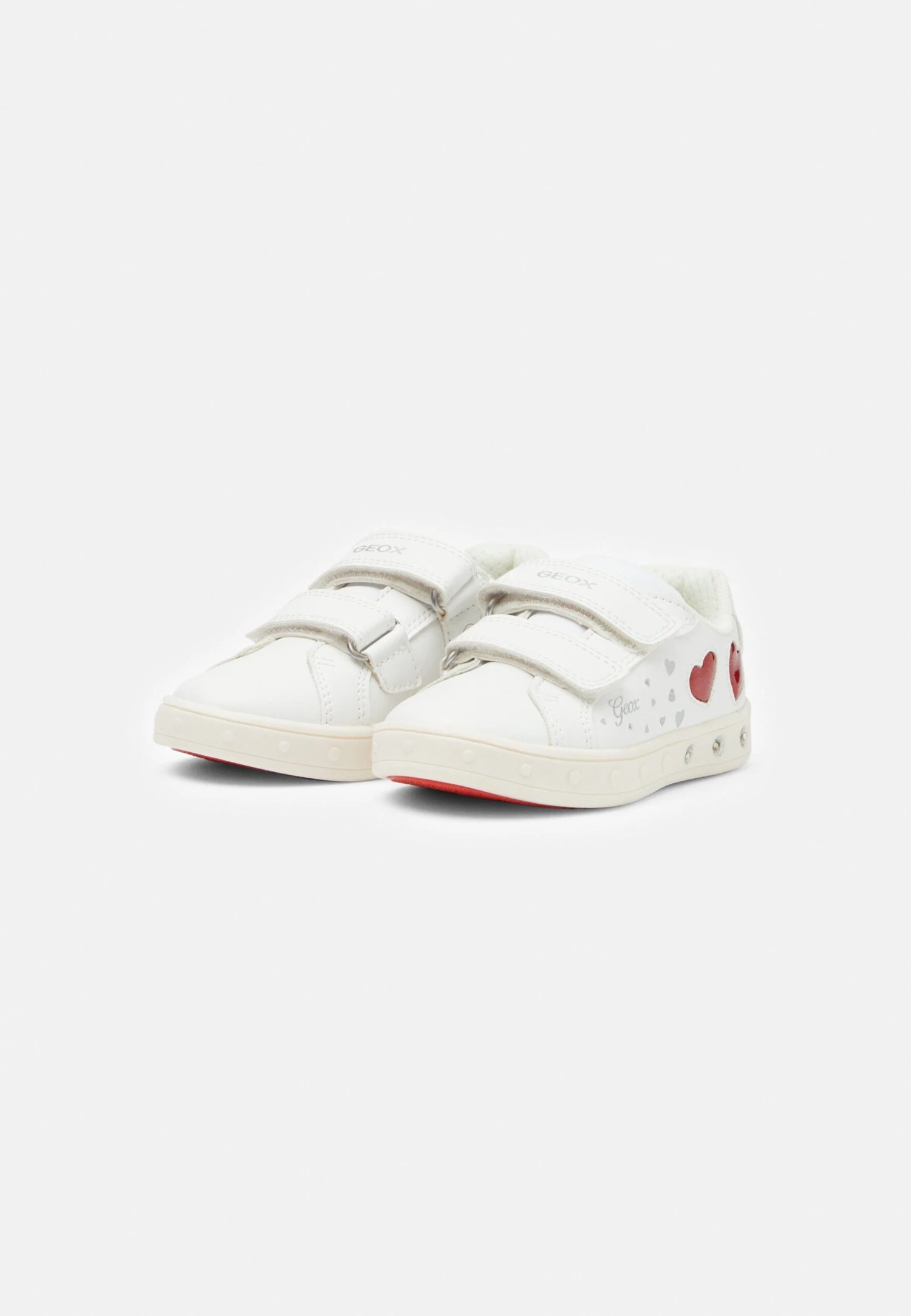 Geox J Skylin Lights - Sneakers Laag - White/Red 2 Geox J Skylin Lights - Sneakers Laag - White/Red - Image 2
