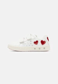 Geox J Skylin Lights - Sneakers Laag - White/Red