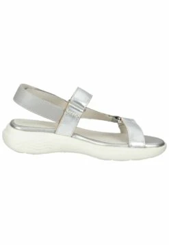 Geox Sandalen Met Sleehak - Lt Grey Silver C -Geox d92a7fa7d9f34be78742326d238c6005