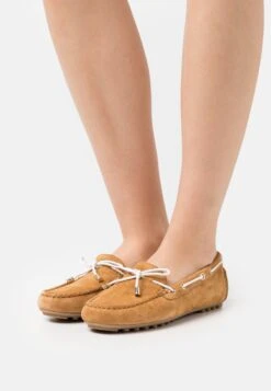 Geox Leelyan - Mocassins - Caramel/White