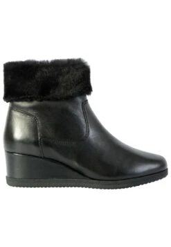 Geox Anylla- Enkellaarsjes Met Sleehak - Noir 7 Geox Anylla- Enkellaarsjes Met Sleehak - Noir -Geox daae4b03db2246fcbfee836b6d2be29e