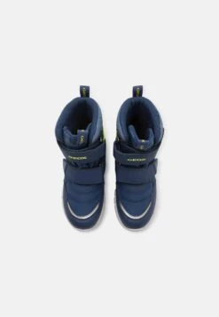 Geox J Flexyper Boy Abx - Snowboots- Navy/Fluo Yellow -Geox db3bff446dbd4ff4b0882c5aa5601067