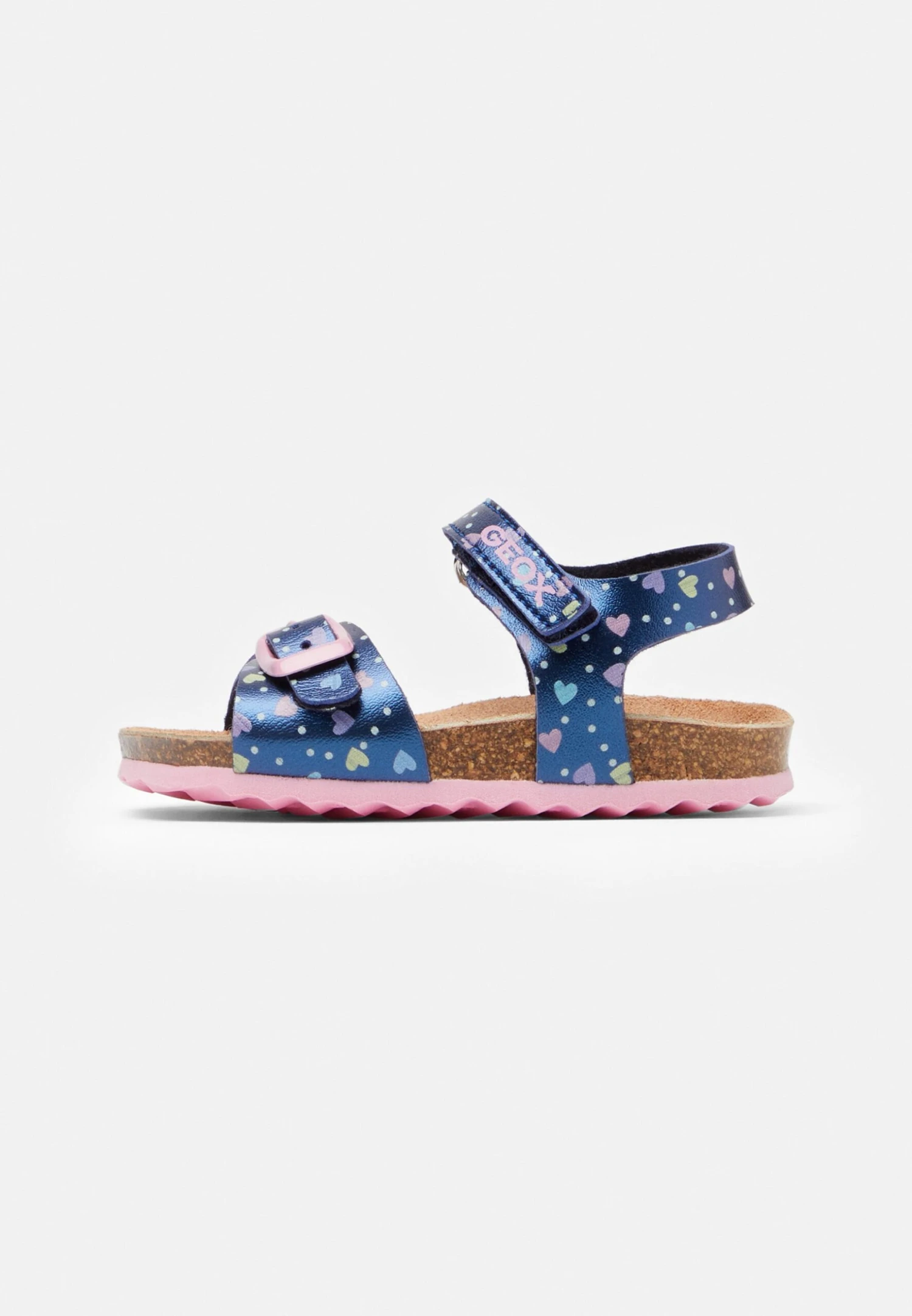 Geox Sandal Chalki Girl - Sandalen - Navy/Pink 1 Geox Sandal Chalki Girl - Sandalen - Navy/Pink
