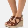 Geox Ponza - Sandalen Met Hoge Hak - Brown
