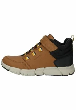 Geox Sneakers Hoog - Brown Dk Yellow Cfg