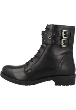 Geox Rawelle - Cowboy-/Bikerlaarsjes - Black