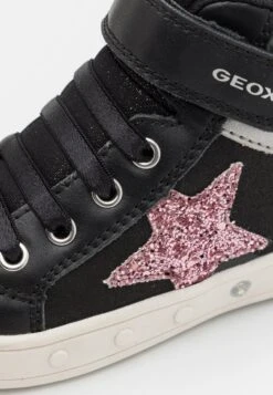 Geox Skylin Girl Light Up - Sneakers Hoog - Black/Dark Pink -Geox e034875112e443e68f7fa25960e56306