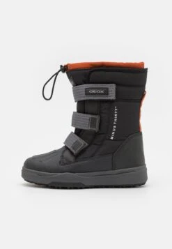 Geox Bunshee Boy- Snowboots- Black/Rust