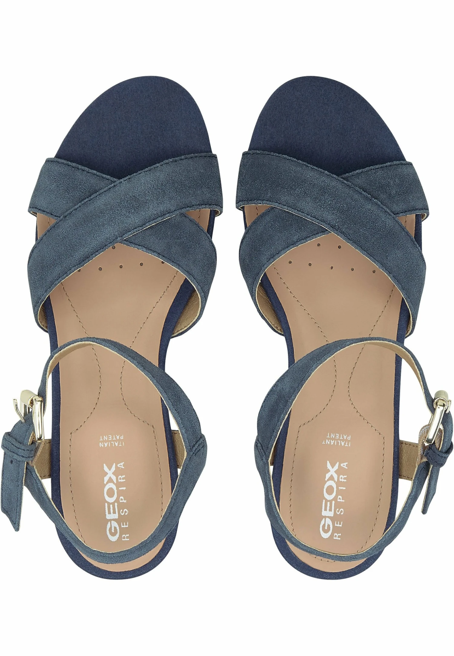 Geox Sandalen Met Sleehak - Dunkelblau 3 Geox Sandalen Met Sleehak - Dunkelblau - Image 3