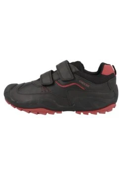 Geox J N.Savage B. A - Sneakers Laag - Black Red