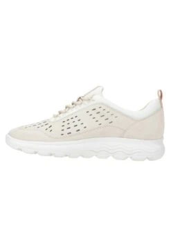 Geox Spherica- Sneakers Laag - Beige/Rose/Weiß