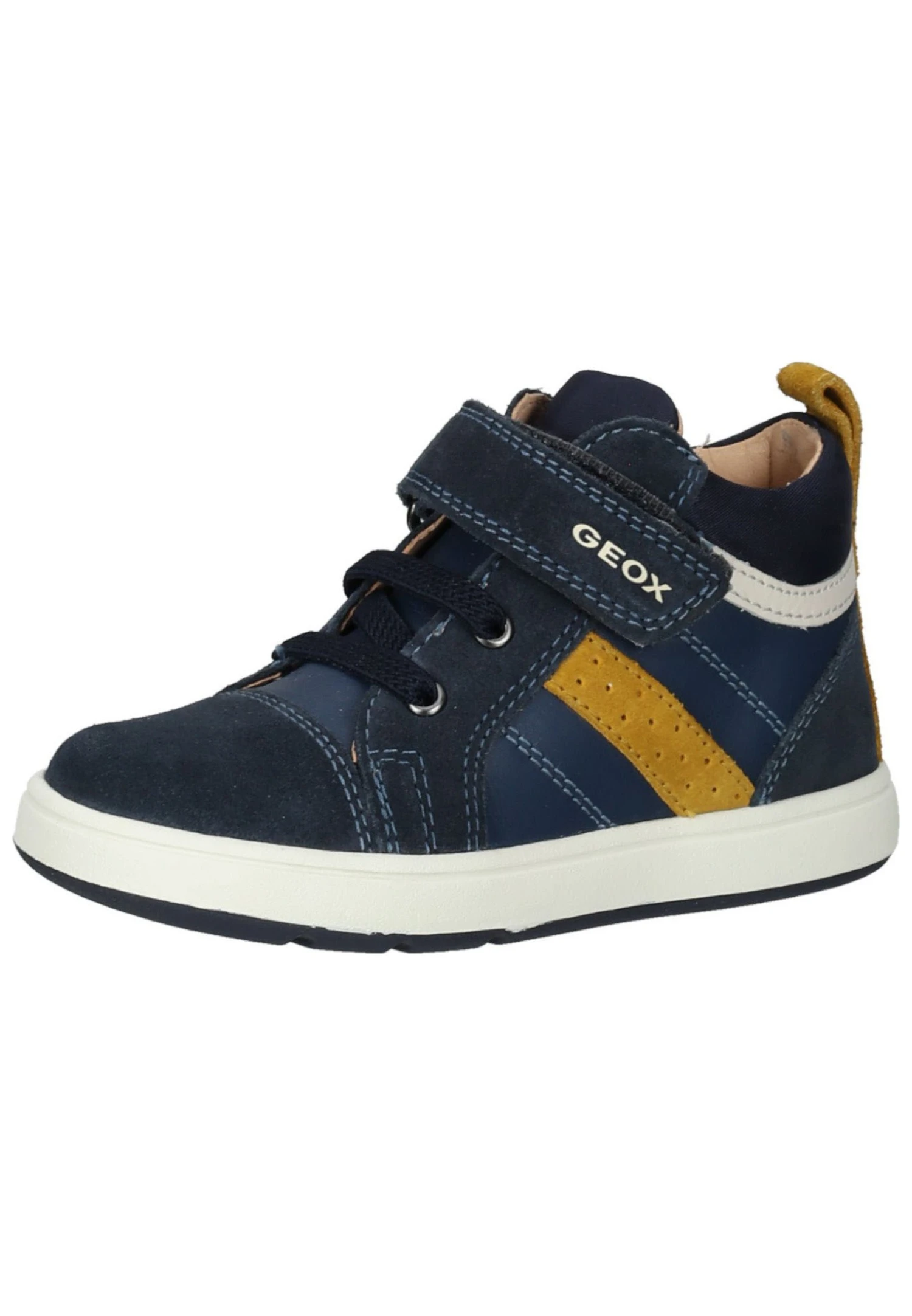 Geox Sneakers Hoog - Navy Curry 2 Geox Sneakers Hoog - Navy Curry - Image 2