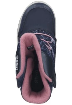 Geox Roby - Snowboots- Navy/Rose -Geox f12323580bc44d79b08c3471c2e54a0a