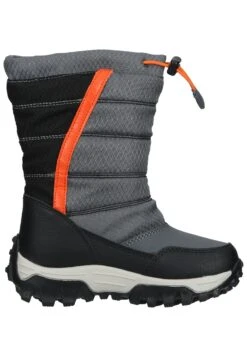 Geox Himalaya - Snowboots- Dk Grey/Orange -Geox f46b015438354ba594a0a5670eb126cd