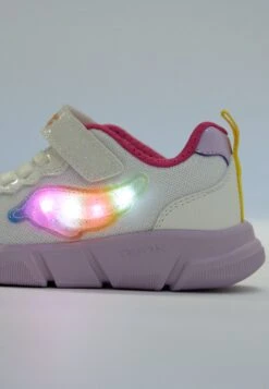 Geox Aril Girl Lights - Sneakers Laag - White/Multicolor -Geox f509d94ec0264fa5bf59fd94d08f51ce