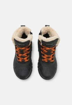 Geox J Flexyper Boy B Abx - Veterboots - Black/Orange -Geox f61fd9b1d4694fbe92eb99e49317ecd2