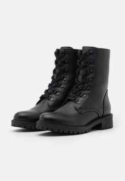 Geox Hoara - Veterboots - Black -Geox f8715fc8c6eb49c79e7b47a865d207ef