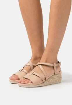 Geox Ischia Corda - Sandalen Met Sleehak - Desert