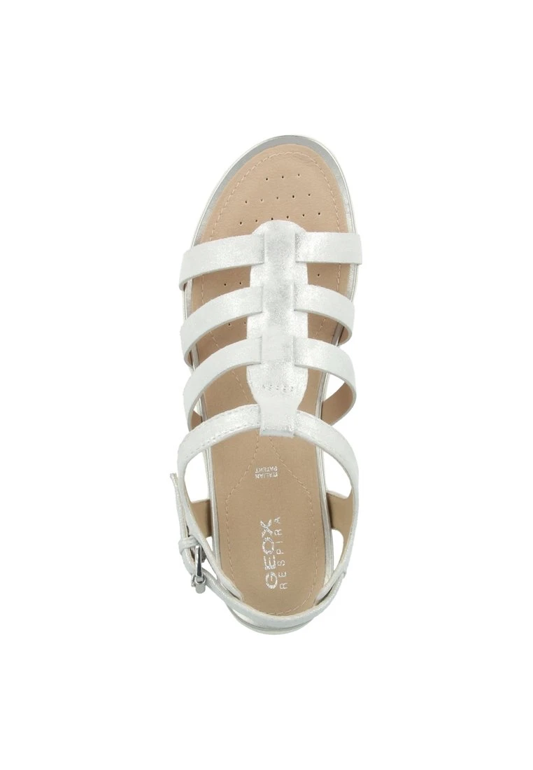 Geox Vega - Sandalen Met Enkelbandjes - Silver 2 Geox Vega - Sandalen Met Enkelbandjes - Silver - Image 2